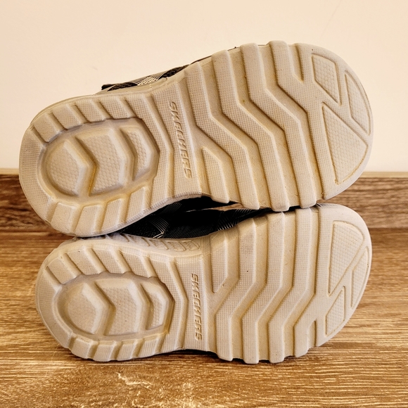 SKECHERS Toddler Shoes Black Super Z Sneaker (s8) - Picture 10 of 10